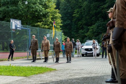 Uroczystość upamiętnienia mjra Adolfa Pilcha - 27 Pułk Ułanów im. Króla Stefana Batorego